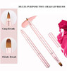 Exquisite Professional Lip Brush ApplicatorsRetractable Lipstick Brushes Lipstick Gloss Makeup Brush Tool For Women and