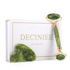 Deciniee Jade Roller and Gua Sha Set Beauty Face Massager Guasha Tool for Eye Neck Body 2 in 1 Skin Care Massage Tools M