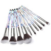Kingtree Makeup Brushes Set 10PCS Crystal Makeup Brushes Premium Synthetic Powder Foundation Concealer Eye Shadow Brush