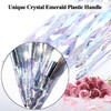 Kingtree Makeup Brushes Set 10PCS Crystal Makeup Brushes Premium Synthetic Powder Foundation Concealer Eye Shadow Brush