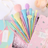 Docolor Makeup Brushes 17 Pcs Colourful Makeup Brush Set Premium Synthetic Kabuki Foundation Blending Face Powder Blush