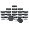 ZAVBE 5 Grams Plastic Containers with Lids 100 pieces BPA Free Sample Containers Mini Clear Empty Refillable Round Sugar