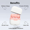 Ice Roller for Face and Eyes Facial Skin Care Tools with 2 in 1 Face Roller and Travel Case Self Care Gift for Men Women