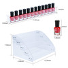 KINGROW Nail Polish Organizer Holder Rack 5 Layers Acrylic Display Rack Eyeglasses Shelf Essential Oils Ink Storage Hold