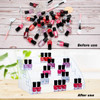 KINGROW Nail Polish Organizer Holder Rack 5 Layers Acrylic Display Rack Eyeglasses Shelf Essential Oils Ink Storage Hold