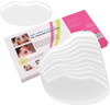 LWBTOSEE Disposable Transparent Haircut Shield for Forehead Glasses Waterproof Adhesive Blocks Falling Hair Water During