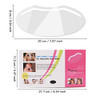 LWBTOSEE Disposable Transparent Haircut Shield for Forehead Glasses Waterproof Adhesive Blocks Falling Hair Water During