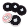 Makeup Brush Cleaner 4 Pack Color Removal Sponge Brush Cleaner with One Silver Tin and Lid Stipple Sponge for Quick Colo