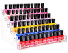 Kingtaily Organizer Rack Stand Holder Large Capacity Acrylic Clear 6 Layers for Nails Polish Essential Oil Lipstick Sung