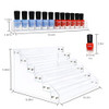 Kingtaily Organizer Rack Stand Holder Large Capacity Acrylic Clear 6 Layers for Nails Polish Essential Oil Lipstick Sung