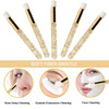 20Piece Lash Shampoo Brush Set Eyelash Extension Cleanser Peel Off Blackhead Nose Pore Deep Cleaning Brush for Face Eyel