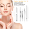 UUBAAR Blackhead Remover Tools 9PCS Pimple Popper Tool Kit Stainless Steel PimpleComedone Extractor Tweezers for AcneZit