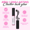 CALAILIS Lash Cluster Glue Cluster Lash Glue for DIY Eyelash Clusters Super Strong Hold 48 Hours Long Lasting Eyelash Ex