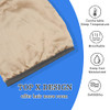 NICPOO Silk Satin Bonnet Hair Wrap for Sleeping 2 Pcs Adjustable Silk Bonnets for Women Men Sleep Cap Silk Lined Slouchy