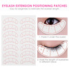 140 Pcs Paper Patches 3D Eyelash Under Eye PadsEye Mapping Stickers Patch Lash False Eyelash Extension Paper Patches