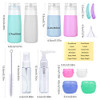 Benbilry 16 Pack Travel Bottles Set for Toiletries TSA Approved Travel Size Leak Proof Containers Silicone Squeezable Sh