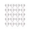 Qixivcom 25 Pcs 5g Clear Cream Box Jars Diamond Shaped Empty Refillable Cosmetic Container Jar Pot with Lid Makeup Sampl