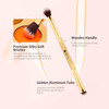 DUcare Eyeshadow Brushes Set Duo End Eye Makeup Brushes Eyeshadow Brush set 5Pcs Travel Concealer Eyebrow Eyelash Eye Li