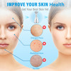 Nano Ionic Face Steamer Warm Mist Humidifier for Deep Facial Cleansing 4 Piece Stainless Steel Skin Kit Hair Band Wash F