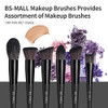 BSMALL Makeup Brush Set 18 Pcs Premium Synthetic Foundation Powder Concealers Eye shadows Blush Makeup Brushes with blac