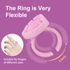 ZXMFDZ 100PCS Glue Rings Lash Rings for Glue Pigment Rings for Eyelash Extensions Eyelash Glue Holder Lash Glue Ring Sma