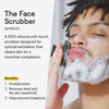 Face Scrubber Silicone Face Scrubber for Men Facial Cleansing Brush Silicone Face Wash Brush Manual Waterproof Cleansing
