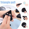 Pimoys 15 Pieces Powder Puff Face Soft Triangle Makeup Velour Puff Beauty Sponge for Loose Powder and Cosmetic Foundatio