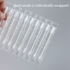 Cotton Swabs Q Tips 100 Count Natural Cotton Buds Individually Wrapped Double Tipped Cotton Tips for Ear Beauty Care Cle