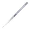 LASHVIEW Lash Tweezer Vetus Straight Pointed Eyelash Tweezers for Profissional Grafting Eyelash Extension Stainless Stee