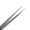 LASHVIEW Lash Tweezer Vetus Straight Pointed Eyelash Tweezers for Profissional Grafting Eyelash Extension Stainless Stee
