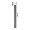 G2PLUS 100Pcs Lip Brush Black Lip Gloss Wands Nylon Lipstick Gloss Applicator Disposable Nail Brushes for Makeup PYO Coo