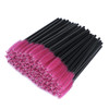 G2PLUS 100PCS Disposable Eyelash Brushes Rose Mascara Wands Applicator Makeup Kits Eyelash Spoolies Brushes for Eyelash