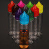 10pcs empty 60ml PET liquid bottle Unicorn dropper bottle DIY liquid bottle Child Resistant Cap Liquid dispensor Bottle