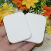 Aysekone Makeup Powder Puffs Rectangle Reusable Dry Wet Beauty Blender Sponges for Liquid Powder Foundation White 1 Pack
