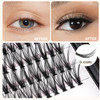 BODERMINCER 20D 820mm To Choose 8101214mm MIX14161820mm Mixed Individual Cluster Eyelashes False Eyelash Extensions Indi