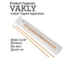 400 Sterile Cotton Tipped Applicators 6 Long 6 inch Wooden Medical Cotton Tip Applicator Swabsticks with Shaft and Soft