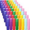 Maitys 48 Pcs 5ml Empty Lip Balm Tubes Bulk Colorful Rotatable Lip Gloss Container Tubes Refillable Gloss Bottles Plasti