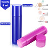 Maitys 48 Pcs 5ml Empty Lip Balm Tubes Bulk Colorful Rotatable Lip Gloss Container Tubes Refillable Gloss Bottles Plasti