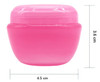 HINNASWA Travel Containers For Toiletry Lotion Travel Accessories Bottles for Cosmetic Makeup Body Hand Cream Toiletries