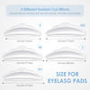 Chumia 52 Pcs Eyelash Lift Tools Kit 50 Reusable Silicone Pads and 2 Stainless Eyelash Separator Tools with Separation C