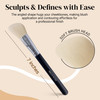 KESHIMA Angled Blush Brush Bronzer Premium Contour Brush for Blush Bronzer Powder Makeup Application Vegan CrueltyFree