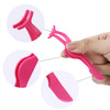 Honoson 42 Pieces False Eyelashes Applicator Tool Plastic Eyelash Extension Tweezers Fish Tail Clip Eyelash Auxiliary Re