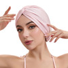 Adjustable Silk Satin Bonnet for Sleeping Hair Wrap Double Layer Sleep Cap Night Turban for Large Long Curly Braid Women
