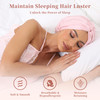 Adjustable Silk Satin Bonnet for Sleeping Hair Wrap Double Layer Sleep Cap Night Turban for Large Long Curly Braid Women