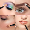 Luxxii 23 Pack Eyeshadow Applicator Brush Sponge Tipped Makeup Tool Dual Sides Eyeshadow Applicator Brush Comestic for L