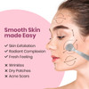 Lindo Beauty Buffer Microdermabrasion Tool Diamond Infused Embedded Silicone Lip Scrubber for Smooth Skin Radiant Comple