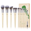 Jessup Vegan Makeup Brushes Set Premium Synthetic Powder Foundation Highlight Concealer Eyeshadow Blending Eyebrow Liner