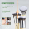 Jessup Vegan Makeup Brushes Set Premium Synthetic Powder Foundation Highlight Concealer Eyeshadow Blending Eyebrow Liner