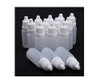 24PCS Clear Plastic Empty Refillable Dropper Bottle Essential Oil Container with Screw Lid Travel Portable Eye Liquid Co