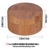 Frienda 30 ml Bamboo Loose Powder Puff and Container Empty Dusting Powder Jar for Body Face Makeup Travel Box Compact Ca